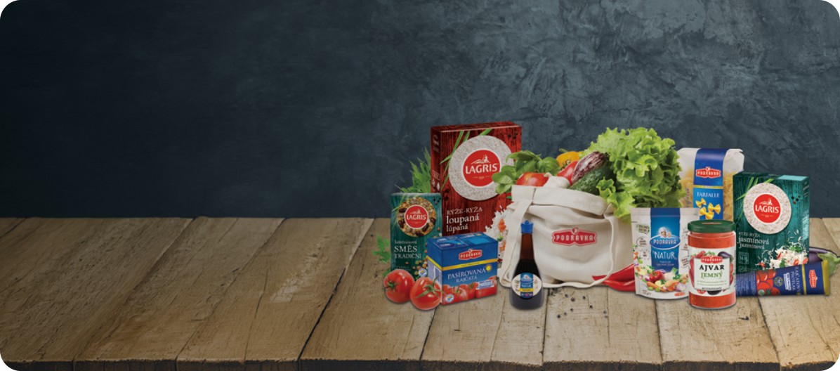 Výběr produktů Podravka a Lagris