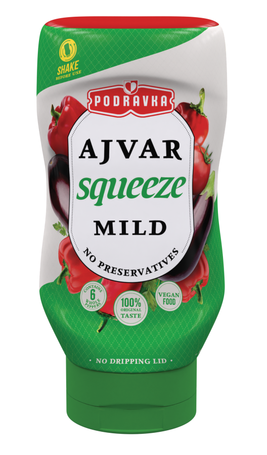 Ajvar squeeze jemný 310 g