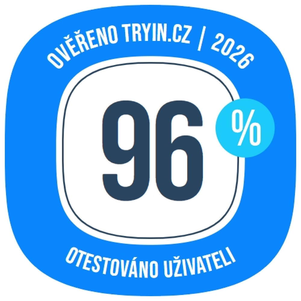 Ověřeno uživateli Tryin.cz – 96 %