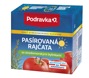 Rajčata pasírovaná s bylinkami 500 g