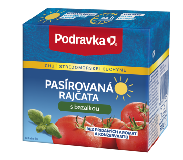 Rajčata pasírovaná s bazalkou 500 g