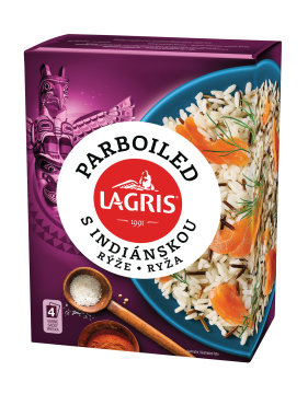 Rýže parboiled s indiánskou varné sáčky 400 g
