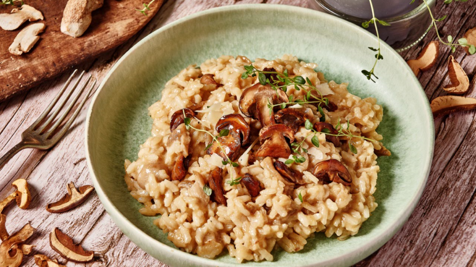 Benátské risotto s hříbky